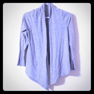 Gray cardigan